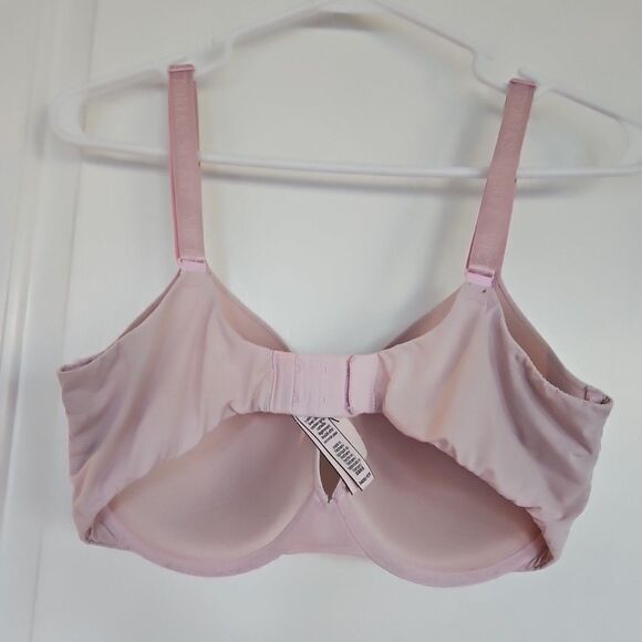 Victoria's Secret T-Shirt Bra 34DD Pink/Lilac Lightly Lined Demi Coverage - Picture 2 of 8